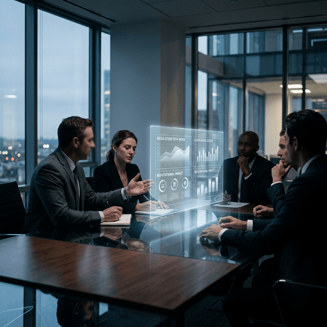 C-Suite Executives Assessing Reputational Risk and Regulatory Exposure