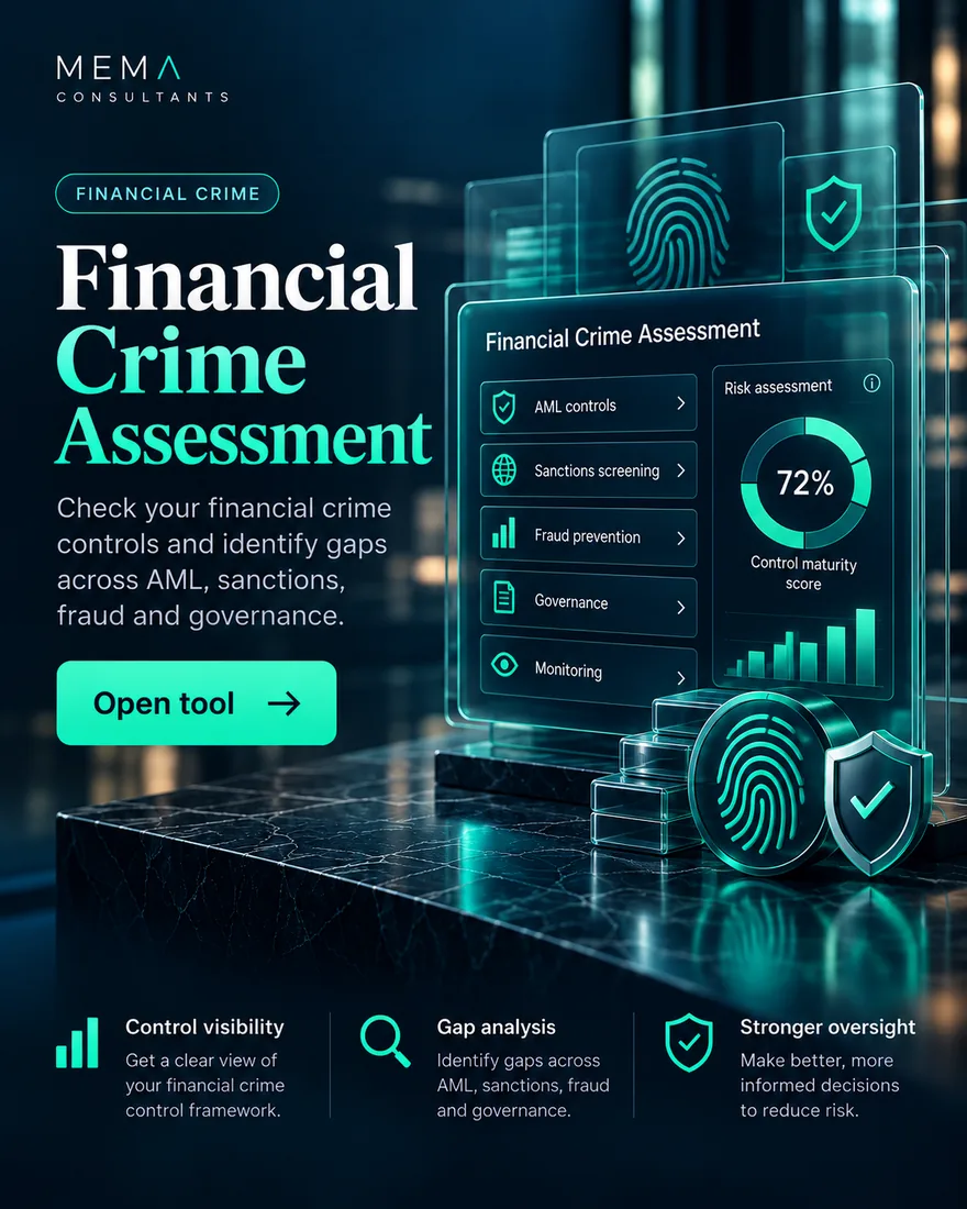Financial Crime Assessment, free tool: Self-assess your financial crime controls against the FCA Dear CEO themes.