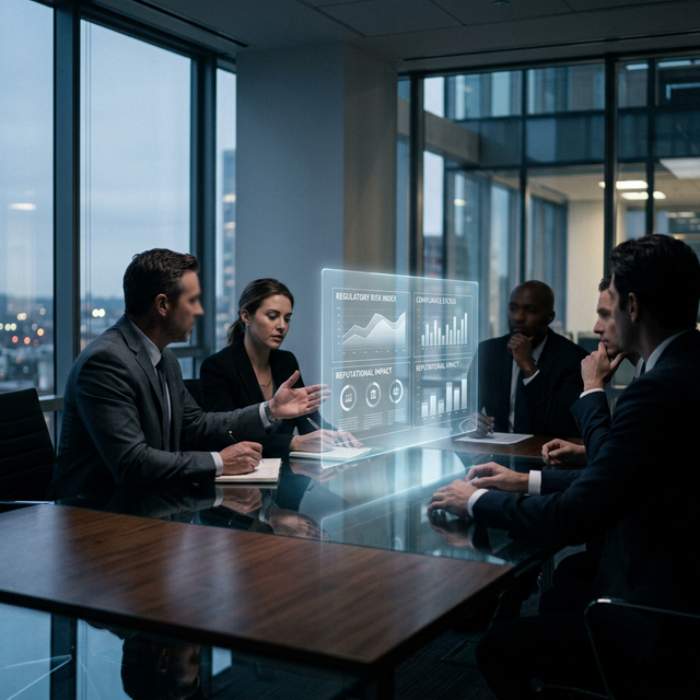 C-Suite Executives Assessing Reputational Risk and Regulatory Exposure