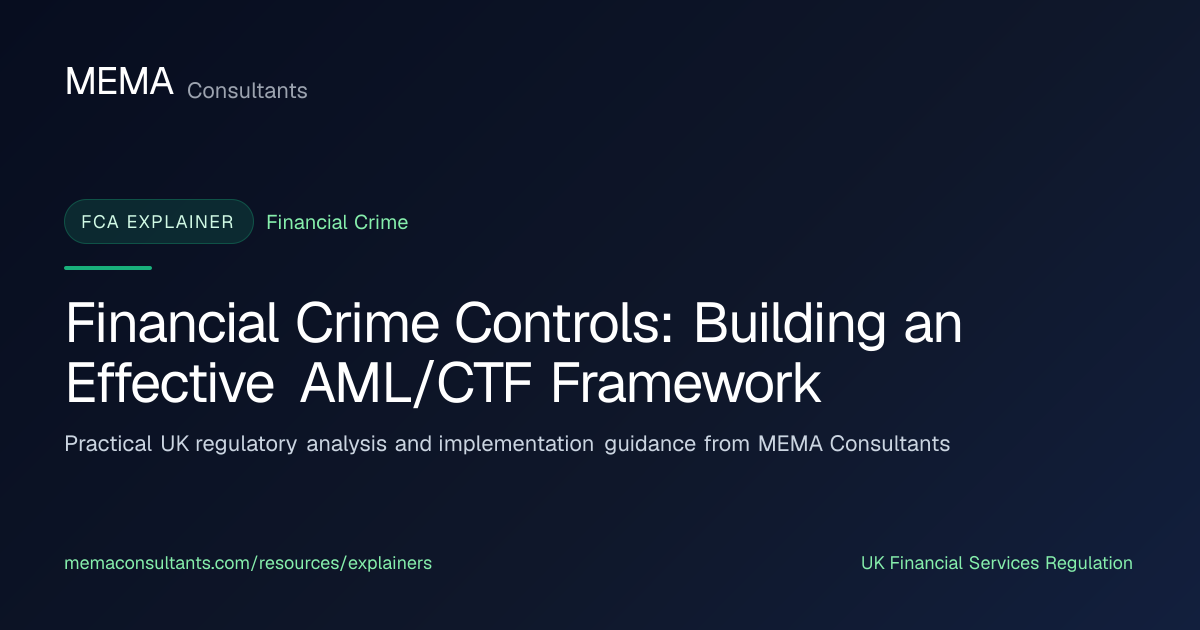 Financial Crime Controls: Building an Effective AML/CTF Framework ...
